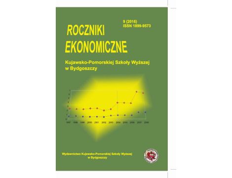 Roczniki Ekonomiczne Kujawsko-Pomorskiej Szkoły Wyższej w Bydgoszczy 9 (2016)