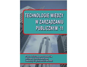 Technologie wiedzy w zarządzaniu publicznym ’11