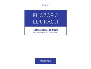 Filozofia Edukacji 1(1)2019 International Journal of Philosophy of Education