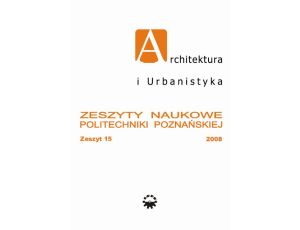 Architektura i Urbanistyka Zeszyt naukowy 15/2008