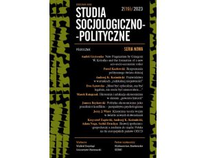 Studia Socjologiczno-Polityczne 2(19)/ 2023