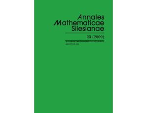 Annales Mathematicae Silesianae. T. 23 (2009)