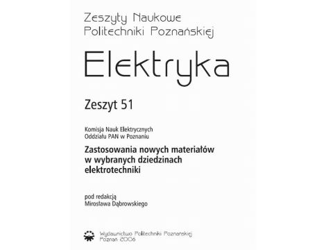 Elektryka. Zeszyty Naukowe Politechniki Poznańskiej, nr 51
