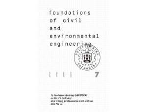 Foundations of civil and environment al engineering