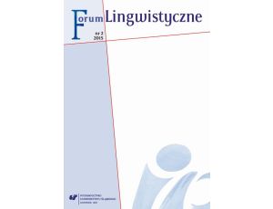 „Forum Lingwistyczne” 2015, nr 2
