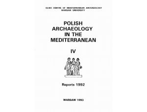 Polish Archaeology in the Mediterranean 4 Reports 1992