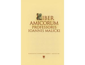 Liber amicorum Professoris Ioannis Malicki