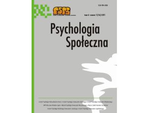 Psychologia Społeczna nr 1(16)/2011