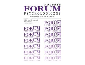 Polskie Forum Psychologiczne, tom 26 numer 2