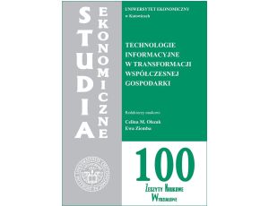 Technologie informacyjne w transformacji współczesnej gospodarki. SE 100