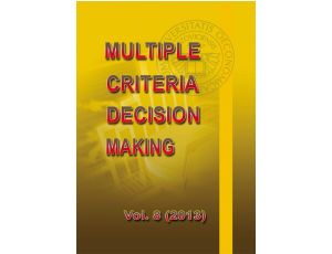 Multiple Criteria Decision Making vol. 8 (2013)