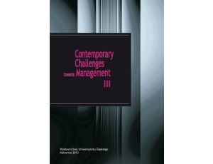 Contemporary Challenges towards Management III