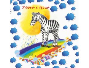 Zebra i tęcza