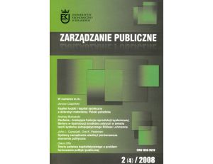 Zarządzanie Publiczne nr 2(4)/2008