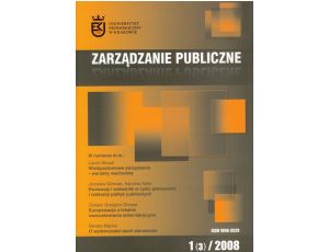 Zarządzanie Publiczne nr 1(3)/2008