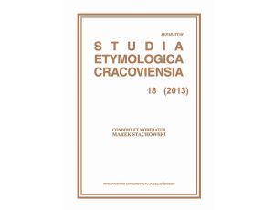 Studia Etymologica Cracoviensia 18 (2013)