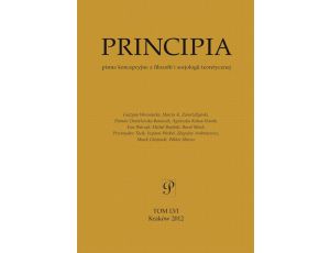 PRINCIPIA Pisma koncepcyjne z filozofii i socjologii teoretycznej, t. 56