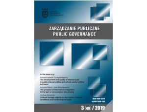 Zarządzanie Publiczne nr 3(49)/2019