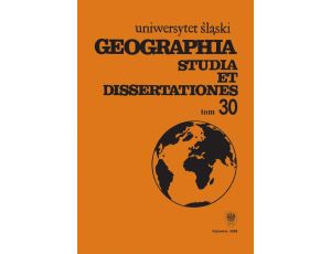 Geographia. Studia et Dissertationes. T. 30